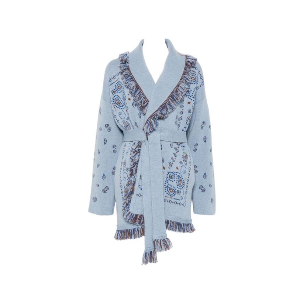Alanui Women Bandana Cashmere Cardigan